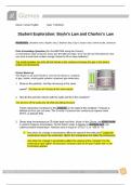 Gizmos Boyle’s Law and Charles’s Law 2024 | All Answers are 100% Correct