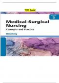 Complete Test Bank for Medical-Surgical Nursing 5th Edition by Holly Stromberg Graded A