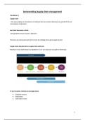 Theoretische samenvatting supply chain management 