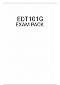 EDT101G EXAM PACK 2021