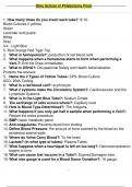 Ohio school of phlebotomy final (131 questions) (2024 2025) newest questions and answers (verified answers)