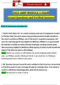 2025 AHIP Module 2 Exam Questions and Verified Answers, 100% Guarantee Pass