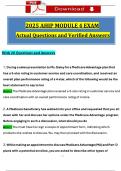 2025 AHIP Module 4 Exam Questions and Verified Answers, 100% Guarantee Pass