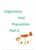 Organism and Population Part 2 Class 12th Biology NCERT NEET Notes 