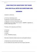 CNIM PRACTICE QUESTIONS TEST BANK  2024-2025 Exam WITH 600 QUESTIONS AND  ANSWERS