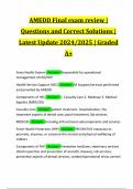 Bundle for AMEDD BOLC, CCC, SLC Exams | Questions and Correct Answers | Latest Update 2024/2025 | Graded A+