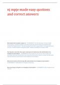 nj mpje made easy qustions and correct answers Who decides which schedule a drug is in? - ANSWER-The HHS (Secretary of Human Health Services) gives a scientific evaluation to the attorney general and then pretty much decides which schedule the drug should