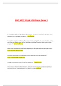 NSG 5003 Week 5 Midterm Exam 3