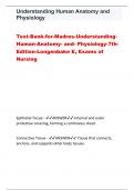 nderstanding Human Anatomy and Physiology Test-Bank-for-Madres-UnderstandingHuman-Anatomy- and- Physiology-7thEdition-Longenbake E, Exams of Nursing