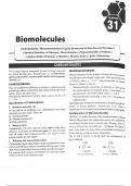 Biomolecules chapter notes (CHEMISTRY CLASS 12 NCERT AND EXAMS)