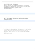 PHAMARCOLOGY NR 508 MN 553 TESTBANK QUESTIONS