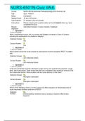 NURS-6501N-Quiz Wk6.(100j% CORRECT)