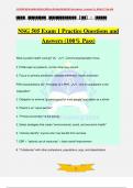 NSG 505 Exam 1 Practice Questions and Answers (100% Pass)