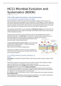 Microbial evolution and systematics 