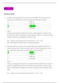 c22 CNURSING 295 - Questions and Answers (Complete Solutions)