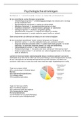 Samenvatting/aantekeningen college Psychologische Stromingen | Zes psychologische stromingen en één cliënt