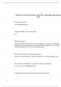 APEA 3P's Exam Prep Study Guide Part 2 Questions and Answers 2024