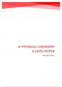 AQA A* Physical Chemistry In Depth Notes - 41 Pages