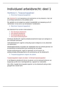 samenvatting individueel arbeidsrecht (deel 2) 