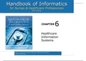 Handbook of informatics for nurses and Healthcare professionals NR 361