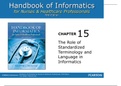 Handbook of informatics for nurses and Healthcare professionals NR 361