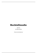 Lesnotities Rechtsfilosofie