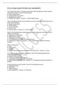 PCA EXAM QUESTIONS ND ANSWERS