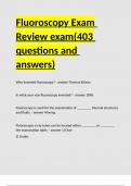 Fluoroscopy Exam Review exam(403 questions and answers).