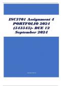 ISC3701 Assignment 4 PORTFOLIO 2024 (543545)- DUE 12 September 2024