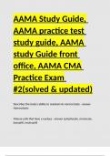 AAMA Study Guide, AAMA practice test study guide, AAMA study Guide front office, AAMA CMA Practice