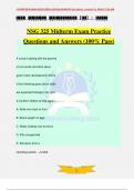 NSG 325 Midterm Exam Practice Questions and Answers (100% Pass)