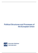 Political Stuctures and Processes of the EU (VUB) - Summary 2021-21