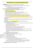 NR 565 Study Guide - Chamberlain College of Nursing