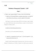 task 1.docx (3)  C439  Healthcare Management Capstone “ C439  Task 1  A.  Prepare a report (suggested length of 8“12 pages) in which you do the following:  1.  Identify one of the following healthcare management opportunities you encountered in one of the