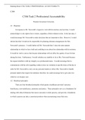 C304 Task 2.docx  C304  C304 Task 2 Professional Accountability  Western Governors University  A1.  Response  In response to Mr. Newcombs request to visit with his mistress one last time, I would acknowledge it is his right to have visitors, regardless of