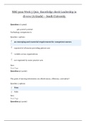 NSG 3012 Week 5 Quiz_Knowledge check Leadership in diverse {A Grade} – South University  | NSG3012 Week 5 Quiz_Knowledge check Leadership in diverse {A Grade}