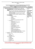 NR324- Adult Health I- STUDY GUIDE Exam 3