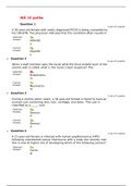 NURS 6051 Week 10 Quiz patho