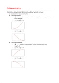 OCR MEI Mathematics: Year 2 Pure - Differentiation Cheat Sheet