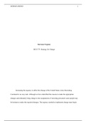 BUS517 W2Assignment.docx    Increase Urgency   BUS 575: Strategy for Change   Increasing the urgency to affect the change of the United States Army Recruiting Command is no easy task. Although we have identified the reasons to make the appropriate changes