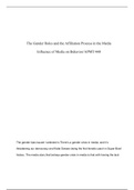 Bias Gender 2020.docx    The Gender Roles and the Affiliation Process in the Media  Influence of Media on Behavior/APMT/440  The gender bias issued I selected is Theres a gender crisis in media, and its threatening our democracy and Katie Sowers being the