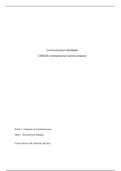 Communication Notebook.docx    Communication Notebook  COM200: Interpersonal Communication  Week 1: Channels of Communication  Step 1 - Describe the findings.   Conversation with Danielle and Eric:  The exchange was about a family vacation to the Beach fo