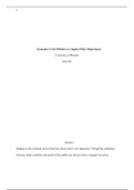 CJA 365 Wk 2.docx    Economic Crisis Within Los Angeles Police Department  University of Phoenix  CJA/365  Abstract  Budgets in the criminal justice field has always been very important. Though the imbalance between funds available and needs of the public