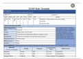 CHEST PAIN - SOAP Note. Case study