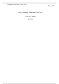 HCS.214   Week 1   Importance of A P Part 2.docx    Week 1 Assignment - Importance of A&P Part 2  University of Phoenix  HCS/214    Anatomy and Physiology  Human anatomy is the study of the structure and organization of the human body. It can be further b