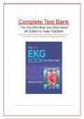  THE ONLY EKG BOOK YOU’LL EVER NEED 9TH EDITION BY THALER TEST BANK QUESTIONS AND ANSWERS 100% CORRECT COMPLETE AND WELL EXPLAINED BY EXPERTS GRADED A+ WITH RATIONALES WELL ELABORATED LATEST UPDATE 2024 GUARANTEED SUCCESS[ALL YOU NEED TO PASS YOUR EXAMS]