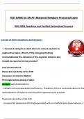 (2023 / 2024) RN Maternal Newborn ATI Proctored Exam TEST BANK (350+ Ques & Ans) with NGN Questions and Verified Rationalized Answers, 100% Guarantee Pass