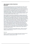 NR 505 Advanced Research Methods: Evidence-Based Practice - NR 500 Week 1 Discussion: The Value of a Master’s-Prepared Nurse GRADED A