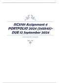 ISC3701 Assignment 4 PORTFOLIO 2024 (543545)- DUE 12 September 2024