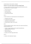 Exam (elaborations) NURSING110/NURSING110 Lowdermilk: Maternity & Women’s Health Care, 10th Edition (LOWDERMILK:MATERNITY&WOMEN’SHEALTHCARE,10THEDITION/NURSING110) Exam (elaborations) (NURSING110/NURSING110 Lowdermilk: Maternity & Women’s Health Care, 10t